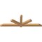 Ekena Millwork Kennewick Timber Gable Bracket, Western Red Cedar, 72"W x 24"H x 3 1/2"D x 3 1/2"F, 8/12 Pitch GBW072X24X0404KEN00SWR - alternate 4
